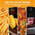 thumbnail image 5 of Air Fryer Basket for Oven, 2 in 1 Nonstick Air Fry Basket with Mesh Great for Oven, Dishwasher Safe,Large Oven Air Fryer Basket and Tray – - (19" x 13", Silver), 5 of 6