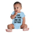 thumbnail image 4 of I Love My Papa And His Tattoos Romper Boys or Girls Infant Baby Brisco Brands 24M, 4 of 6