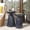 Navy Blue, variant on Powder-coated Metal Tables - Modern Outdoor, Stable Table Metal, Flared Pedestal, 15"x15"x20.35