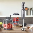 thumbnail image 6 of La Reveuse Immersion Hand Blender, 3 in 1, 300 Watts 2 Speeds Multi-purpose with Whisk,Mixing Beaker,Food Chopper Grinder attachments, 6 of 10