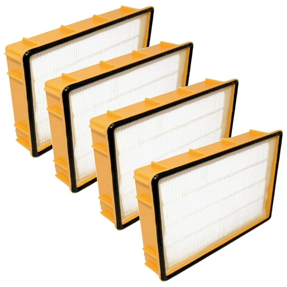 HQRP HEPA Filter 4-Pack for Eureka Boss SmartVac 4870 4870MZ 4870SZ 4870T 4870SZX 4870D 4870RZ 4870GZX 4870HZ 4870HZ-1 4870HZX 4870J 4870J-1 4870K 4870KE Upright Vac Vacuum Cleaner