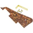 thumbnail image 1 of GFDYREE Tiger Stipe LP Guitar Pickguard with Gold Bracket for Epiphone Les Paul, 1 of 3