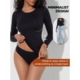 thumbnail image 4 of Women's Seamless Long Sleeve Smoothing Undershirt, 4 of 6