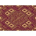 thumbnail image 1 of Ahgly Company Indoor Rectangle Patterned Papaya Orange Area Rugs, 2' x 4', 1 of 1