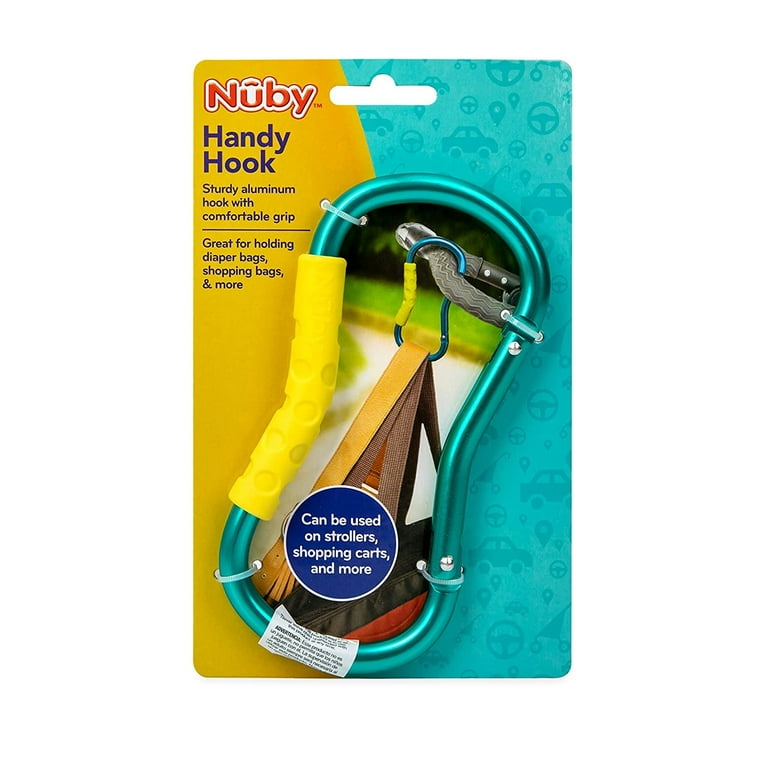 DDI Soft Grip Nuby Handy Hook Stroller Clips, Assorted Color