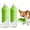 Green*2 Pcs, variant on Water Bottle Attachment for Dogs, Portable Silicone Dog Drink Dispenser and Slip-On Pet Bowl for Walks, Travel and Hiking