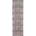 thumbnail image 3 of Nourison Vintage Kashan 2' x 6' Grey/Multi Bordered Indoor Rug, 3 of 8