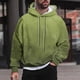 thumbnail image 1 of Sudadera con capucha para hombre, estilo casual, con cuello redondo, estampado, manga larga, blusa de poliéster, 1 of 5