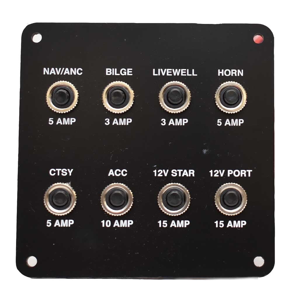 Crestliner Boat Breaker Switch Panel 2336996 1950 Super Hawk 4 Inch