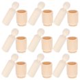 thumbnail image 4 of 10 juegos de muñecas de madera y mini tazas de madera, modelos de grafiti para niños, marionetas de madera, juguetes para pintar., 4 of 7