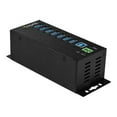 thumbnail image 4 of StarTech.com 7 Port USB Hub with Power Adapter, Surge Protection, Metal Industrial USB 3.0 Data Transfer Hub, Din Rail, Wall or Desk Mountable, High Speed USB 3.1/USB 3.2 Gen 1 5Gbps Hub 7 x USB 3.2 Gen 1 - Windows/macOS/Linux (HB30A7AME) - Hub - - Rail Din Montable, Montable au Mur - Conforme TAA - pour P/N : ITB20D3250, 4 of 5