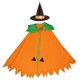 thumbnail image 2 of Capa de Halloween Macarena Traje de Capa de Calabaza Naranja para Adulto, 2 of 8