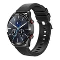 thumbnail image 1 of Reloj inteligente, de actividad física, Llamada táctil de pantalla completa de lujo, Control de música Hombre Mujer Reloj Reloj inteligente Cuero PU negro Sunnimix Reloj inteligente, 1 of 8