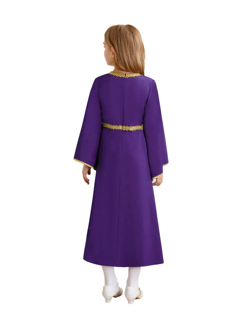 Alvivi Kids Girls Medieval Renaissance Costume Bell Sleeve Fairy Princess Dress Maxi Party Ball Gown Dark Purple 12 - Walmart.com Alvivi Kids Girls Medieval Renaissance Costume Bell Sleeve Fairy Princess Dress Maxi Party Ball Gown Dark Purple 12 - Walmart.com