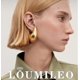thumbnail image 2 of Bottega earring dupes hypoallergenic thick gold hoops earrings water drop earrings trendy water drop earrings for women, 2 of 4