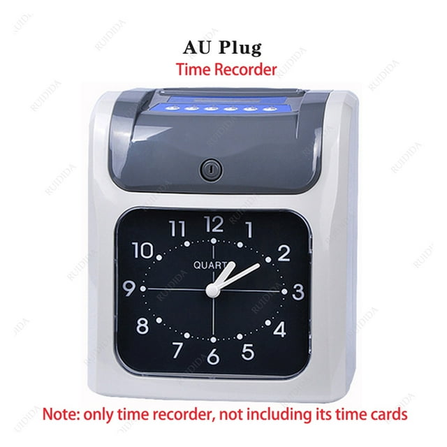 Electronic Time Recorder Employee Time Recording Attendance Machine Time Clock Recorder Attendance Time Card For Time Recorder ,Reliable Data Protection