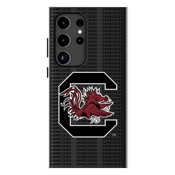 Keyscaper South Carolina Gamecocks Text Backdrop Galaxy Magnetic Bump Case