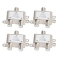 thumbnail image 1 of Coax Cable Splitter, 2 Way Coaxial Splitter Easy Installation 5 To 2400MHz Improved Performance MX21D  for TV for Satellite, 1 of 7