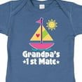 thumbnail image 4 of Inktastic Grandpas First Mate Girls Pink Sailboat Girls Baby Bodysuit, 4 of 5