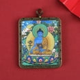 thumbnail image 6 of Tibetan Pendant Ethnic Necklace Handmade Alloy Amulet Cultural Jewelry Accessory for Men and Women, 6 of 12