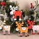 thumbnail image 5 of Hand painted deer Christmas Wooden Pendant Elk Xmas Tree Ornaments Hanging Decor DIY Christmas Decorations for Home 2022, 5 of 5