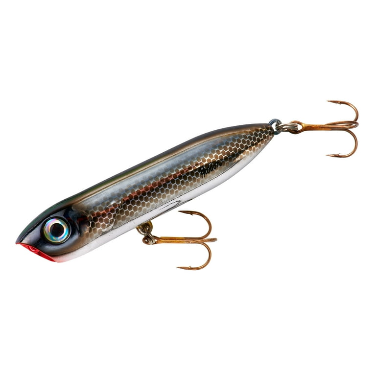 Heddon Chug'n Spook Jr Topwater Black Shiner 3 1/2