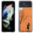 thumbnail image 1 of Shockproof Bumper Phone Case for Samsung Galaxy Z Flip 4 5G, by OneToughShield ® - Autumn Leaf, 1 of 3