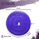 thumbnail image 2 of Set  de 10 discos morados de 5 libras cada uno, peso total 50 libras, 2 of 4