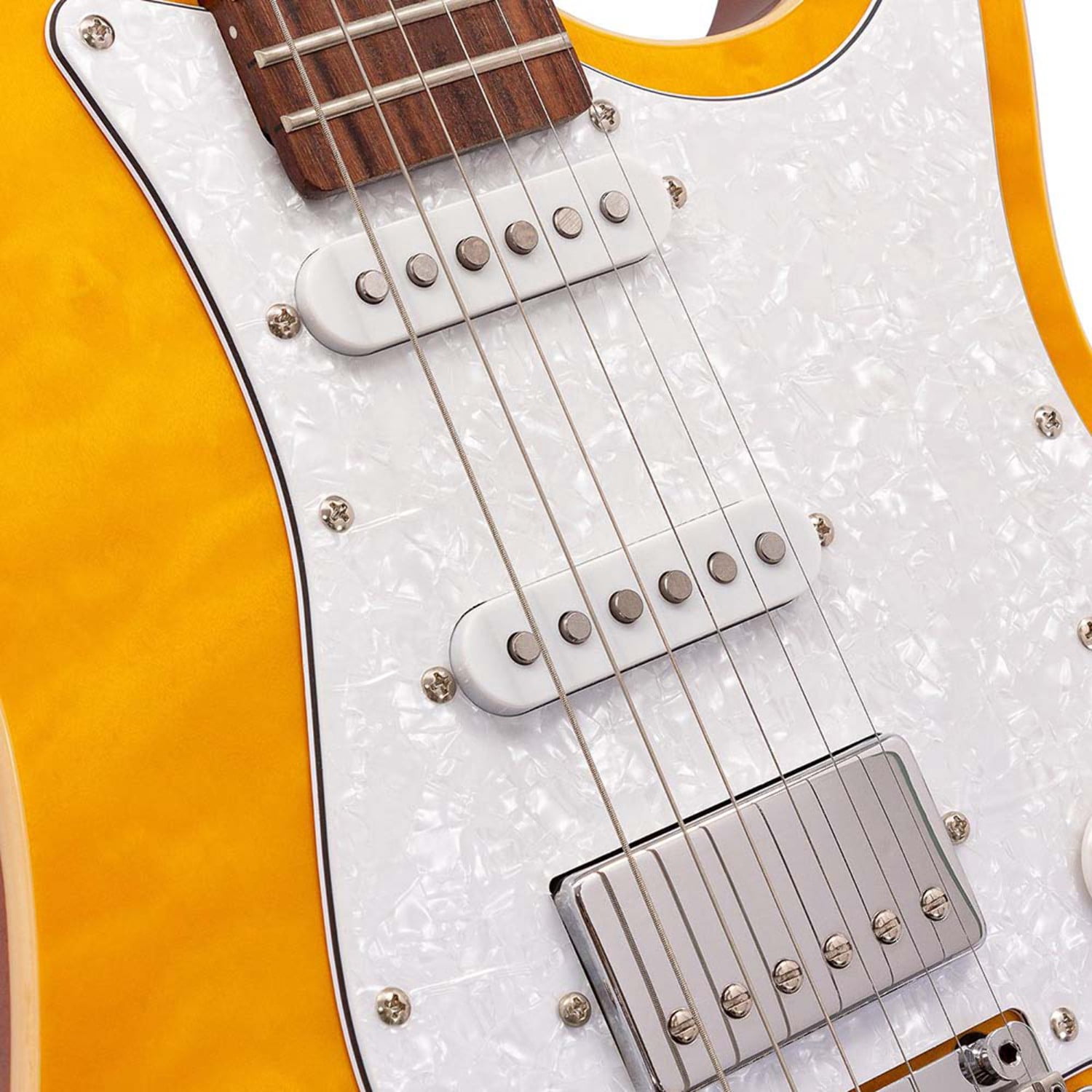 Babilon Legend Series Cosmos Amber Electric Guitar with Case