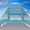 Light Blue, variant on UNICAMPER Beach Tent 3 Person Sun Shelter UPF 50+ with Extended Waterproof Pe Floor & 3 Mesh Roll Up Windows Fits, Portable Beach Shade Easy Setup for Outdoor Camping, Indoor, Fishing, Yard. (Green)
