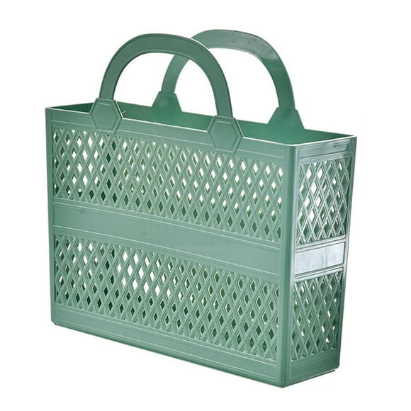 GROWTH TANK Plastic Storage Basket Minimalist for Dressing Room Party Supplies Farmhouse Green