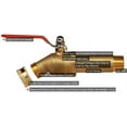 thumbnail image 3 of House Mods HMP011 LF Brass 3/4" MIP Water Heater Drain/Flush Valve(Full Port, Ball Valve, 3 inch Shank, W/Garden Hose Cap and Thread Tape), 3 of 4