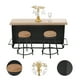 thumbnail image 5 of 8pcs Mini House House Bar Set Miniatura Barra de barbotellas Botellas de vino Titular de Vidrios Juguetes, 5 of 6