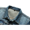 thumbnail image 4 of SSLR Men's Denim Trucker Jacket, 4 of 8