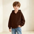 thumbnail image 5 of Yutgune Boys Zip Up Hoodie Jacket, Full Zip Long Sleeve Hooded Sweatshirt with Pocket, Casual Fall Outerwear, 5 of 9