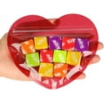 thumbnail image 3 of 100pcs Small Bags for Small Business, 3.5x5 inch Heart-Shaped Jewelry Bags Clear Mylar Ziplock Baggies Cute Packaging Supplies for Bracelet Sample (Red）, 3 of 14