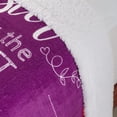 thumbnail image 6 of Sister Blanket for Sister | Thoughtful Birthday Gift for Sister | Cozy, Sentimental Sister Blanket – Celebrate Your Bond with Meaningful Sister Gift from Sister (Sherpa , Purple) Purple, 6 of 7