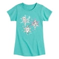 thumbnail image 3 of Frozen 2 - Anna Elsa Olaf Snow - Toddler And Youth Girls Short Sleeve Graphic T-Shirt, 3 of 5