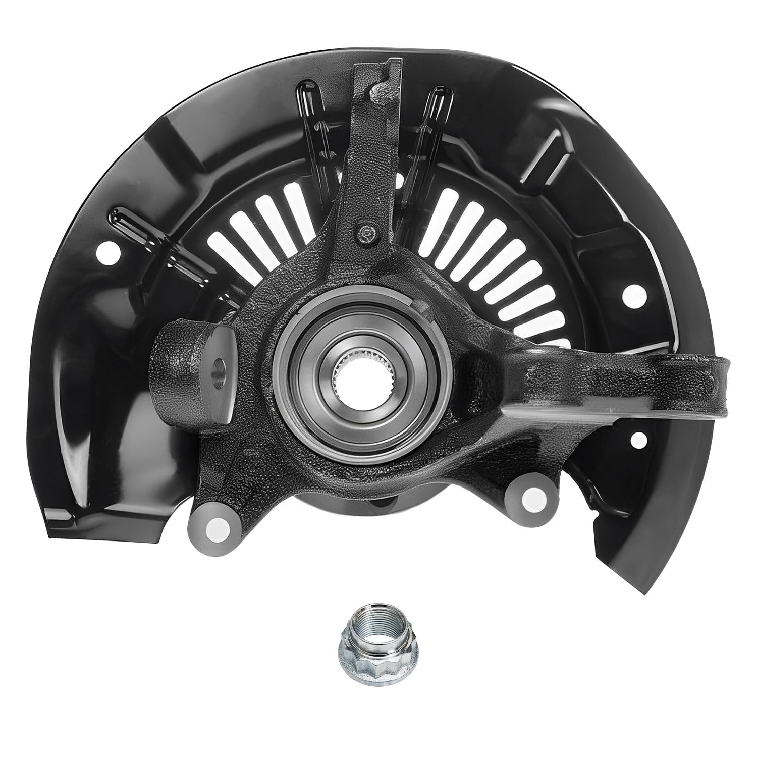 AM Autoparts Left Front Wheel Hub & Steering Knuckle Assembly For Toyota Sienna 2004-2010