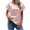 B70 Pink Womens Summer Tops Clearance Under $5, variant on Summer Xqxayjr Womens Loose Fit Tunic Tops Under $5 Summer Tops Roll Up Sleeve Short Sleeve Satin T Shirt Crewneck Silk Going Out Clothes Mother's Day Gifts