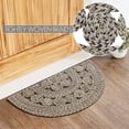 thumbnail image 3 of VHC Brands Celeste Blended Pebble Indoor/Outdoor Half Circle Rug 19.5x36, 3 of 6