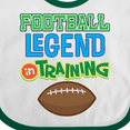 thumbnail image 4 of Inktastic Football Legend In Training Boys Baby Bib, 4 of 4