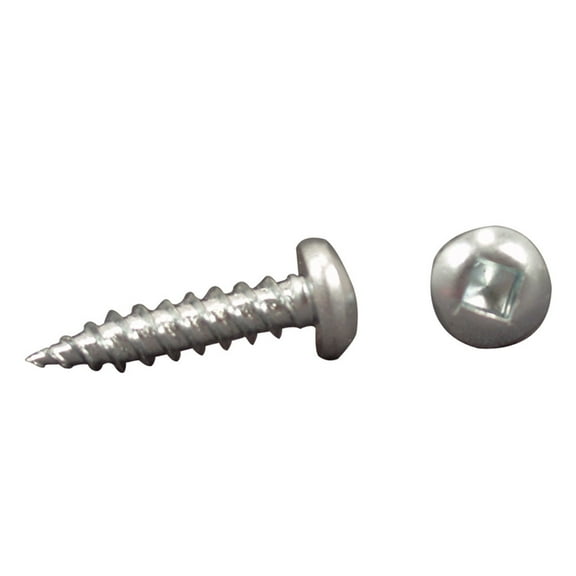 AP Products 012-PSQ500 8 X 1 Pan Head Square Recess Screw, Pack of 500 - 1", Zinc