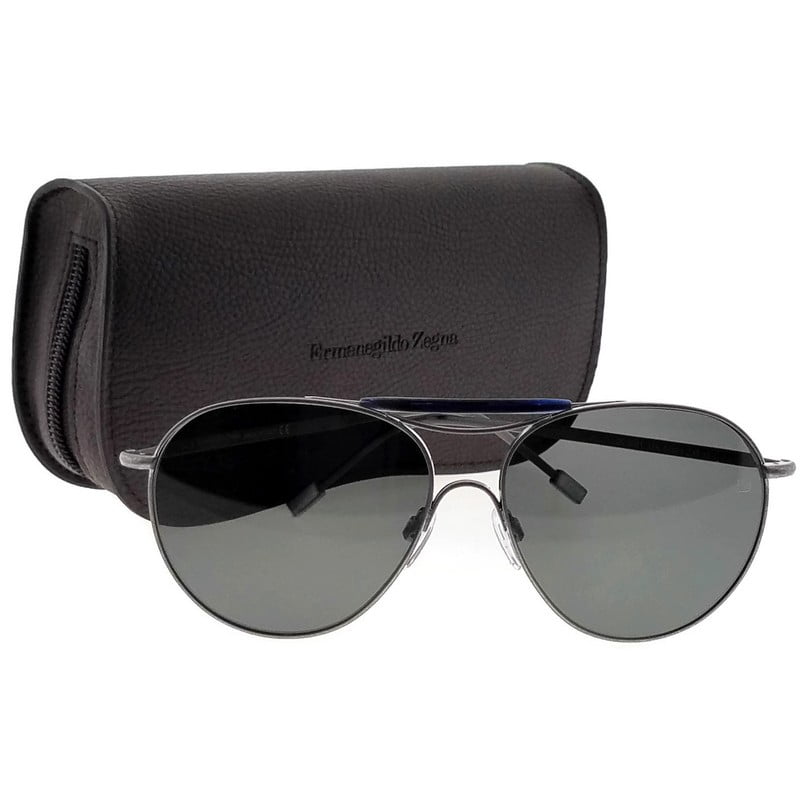 Ermenegildo Zegna Ermenegildo Zegna ZC0021 17A Silver Sunglasses