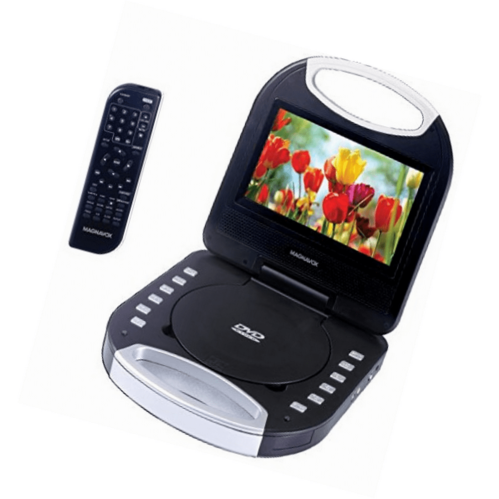 Magnavox 7inch portable DVD/CD Player with Color TFT Screen & Remote