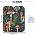 thumbnail image 6 of Mushroom Leaves Salon Cape, Hair Cutting Cape with Snaps, Professional Large Barber Stylist Hairdresser Cape, Waterproof Machine Washable, 65" x 55”, 6 of 7