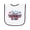 White and Navy, variant on Inktastic My First 4th of July 2026 Baby Terry Cloth Bib