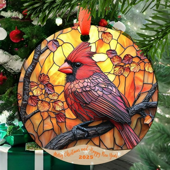 Cardinal Bird 10 Christmas Ornament, Holiday Tree Ornament, Gift for Mom, Love Day Home Decor, Festival Gift Ornament, Keepsake 2025