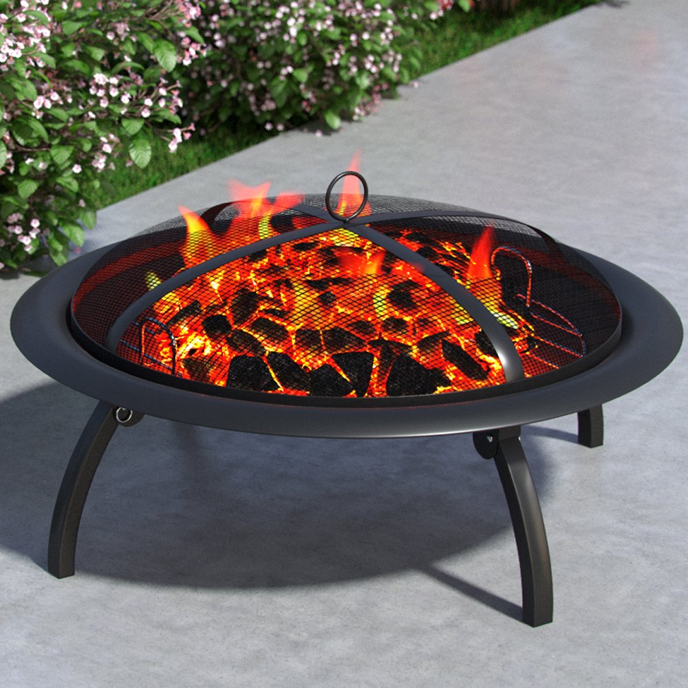 Regal Flame Classic Cast 29? Portable Outdoor Fireplace Fire Pit for