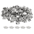 thumbnail image 1 of 100 Paquete de Remaches de Pirámide para Ropa, Remaches Cuadrados de 10mm 4-Garras, Studs de Pirámide de Metal Plateado para Manualidades, 1 of 7